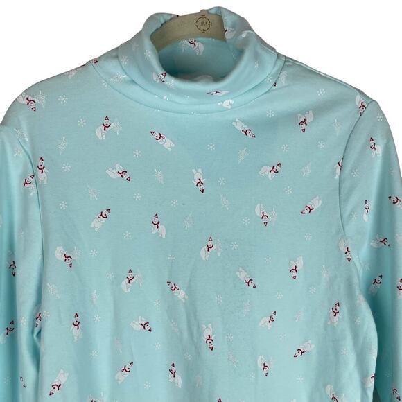 White Stag Christmas turtleneck knit top polar bears - Picture 2 of 5